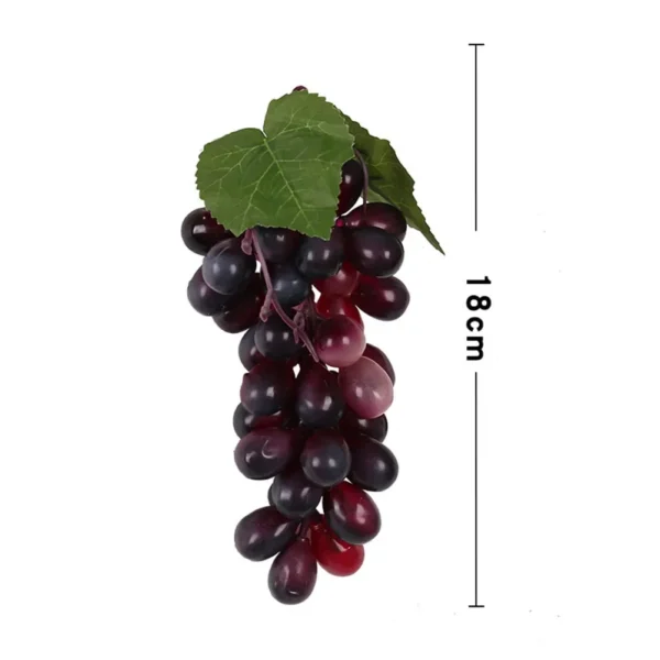 5 Bunches Artificial Grapes Simulation Decorative Lifelike Rubber Fake Clusters To Wedding Wine Kitchen Centerpiece Décor - Image 4