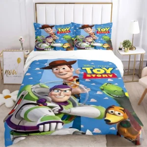 Toy Story duvet cover 2/3 piece bedroom set, cute cartoon bedding set, home décor, comfortable duvet cover, pillowcase