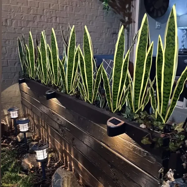 4 Pcs 30" Sansevieria Snake Artificial Plant Plastic Greenery Perfect Faux Agave Plant for Home Office Décor - Image 4