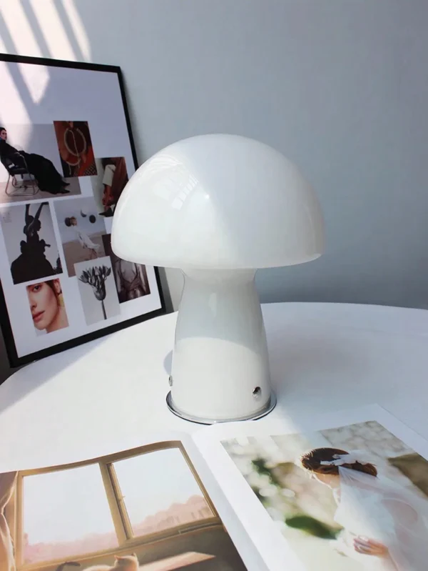 Tri-colour USB plug corded modern LED mushroom light for camping, dining, bedside home décor ambient lighting - Image 6