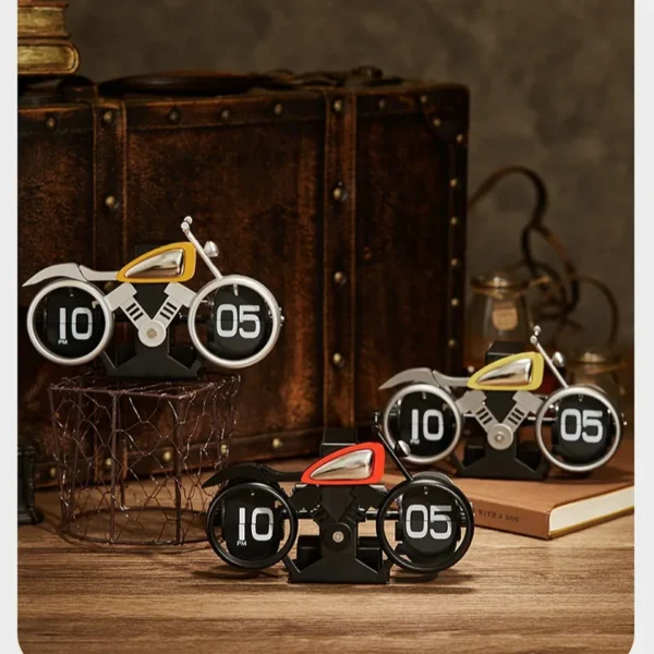 Fashion Retro Flip Desk Clock -Vintage Digital Auto Flip Clock with Large Numbers,Battery Powered, Home Office Décor Gift 탁상시계 - Image 3