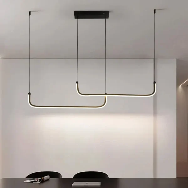 Modern Chandeliers Aluminum Dining Room LED Pendant Lamps Home Décor Bedroom Study Living RoomLighting Fixtures - Image 4